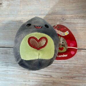 Squishmallows 3”-5” Xander Chuey T-Rex Dino Valentines RARE NEW